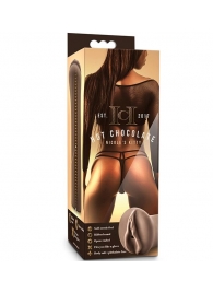 Коричневый мастубратор-вагина Nicole s Kitty - Blush Novelties - в Благовещенске купить с доставкой