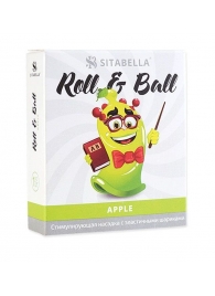 Стимулирующий презерватив-насадка Roll   Ball Apple - Sitabella - купить с доставкой в Благовещенске