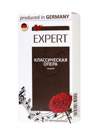 Гладкие презервативы Expert  Классическая опера  - 12 шт. - Expert - купить с доставкой в Благовещенске