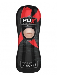 Мастурбатор-ротик Vibrating Oral Stroker - Pipedream - в Благовещенске купить с доставкой