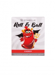 Стимулирующий презерватив-насадка Roll   Ball Cherry - Sitabella - купить с доставкой в Благовещенске