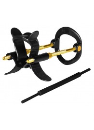 Черно-золотистый экстендер для пениса Sex Expert - Sex Expert - в Благовещенске купить с доставкой