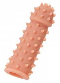 Телесная реалистичная насадка KOKOS Extreme Sleeve 03 с дополнительной стимуляцией - 12,7 см. - KOKOS - в Благовещенске купить с доставкой