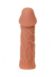 Телесная реалистичная насадка KOKOS Extreme Sleeve 05 с дополнительной стимуляцией - 12,7 см. - KOKOS - в Благовещенске купить с доставкой