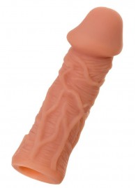 Телесная реалистичная насадка KOKOS Extreme Sleeve 05 с дополнительной стимуляцией - 12,7 см. - KOKOS - в Благовещенске купить с доставкой