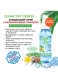 Очищающий спрей для игрушек CLEAR TOY Tropic - 100 мл. - Биоритм - купить с доставкой в Благовещенске