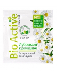 Пробник лубриканта на водной основе Bio Active - 3 гр. - Биоритм - купить с доставкой в Благовещенске