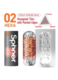 Мастурбатор SPINNER Hexa - Tenga - в Благовещенске купить с доставкой
