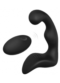 Черный вибромассажер простаты REMOTE BOOTY PLEASER - Dream Toys - в Благовещенске купить с доставкой