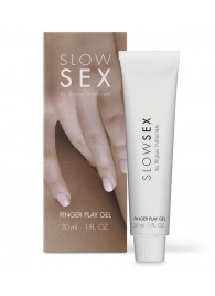 Гель для мастурбации с ароматом кокоса Slow Sex Finger Play Gel - 30 мл. - Bijoux Indiscrets - купить с доставкой в Благовещенске