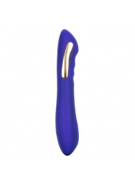 Фиолетовый вибратор с электростимуляцией Intimate E-Stimulator Petite Wand - 18,5 см. - California Exotic Novelties - купить с доставкой в Благовещенске