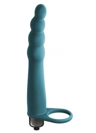 Зеленая вибронасадка для двойного проникновения Bramble - 16,5 см. - Lola Games - купить с доставкой в Благовещенске