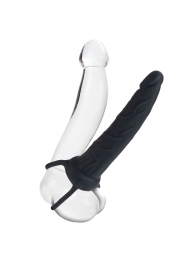 Насадка на пенис Silicone Love Rider Dual Penetrator для двойного проникновения - 14 см. - California Exotic Novelties - в Благовещенске купить с доставкой