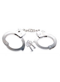 Металлические наручники Beginner s Metal Cuffs - Pipedream - купить с доставкой в Благовещенске
