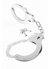 Металлические серебристые наручники Designer Metal Handcuffs - Pipedream - купить с доставкой в Благовещенске