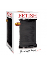 Черная веревка для связывания Bondage Rope - 60,9 м. - Pipedream - купить с доставкой в Благовещенске