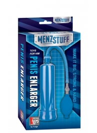 Синяя вакуумная помпа MENZSTUFF PENIS ENLARGER - Dream Toys - в Благовещенске купить с доставкой