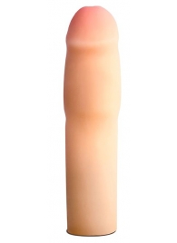 Телесная насадка-удлинитель на пенис PERFORMANCE 1.5INCH COCK XTENDER - 16 см. - Blush Novelties - в Благовещенске купить с доставкой