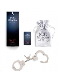 Металлические наручники Metal Handcuffs - Fifty Shades of Grey - купить с доставкой в Благовещенске