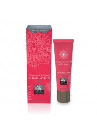 Возбуждающий интимный гель для двоих STIMULATION GEL Pomegranate   Nutmeg - 30 мл. - Shiatsu - купить с доставкой в Благовещенске