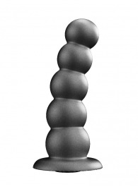 Черная насадка-плаг на харнесс PLATINUM 9 - 24 см. - LOVETOY (А-Полимер) - купить с доставкой в Благовещенске