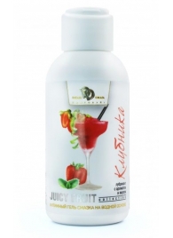 Интимный гель-смазка JUICY FRUIT с ароматом клубники - 100 мл. - БиоМед - купить с доставкой в Благовещенске