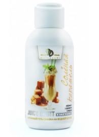 Интимный гель-смазка JUICY FRUIT с ароматом солёной карамели - 100 мл. - БиоМед - купить с доставкой в Благовещенске