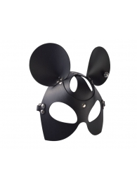 Черная кожаная маска  Мышка - Sitabella - купить с доставкой в Благовещенске