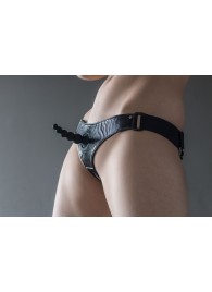 Черные трусики Better с анальной насадкой - 8 см. - Lola Games - купить с доставкой в Благовещенске