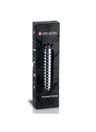 Рельефный фаллос для интенсивного электросекса Groovey George - 20 см. - MyStim - купить с доставкой в Благовещенске