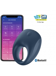 Эрекционное кольцо Satisfyer Strong One с возможностью управления через приложение - Satisfyer - в Благовещенске купить с доставкой