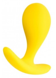 Желтая анальная втулка Blob - 5,5 см. - ToyFa