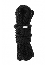 Черная веревка для шибари DELUXE BONDAGE ROPE - 5 м. - Dream Toys - купить с доставкой в Благовещенске