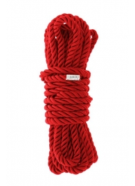 Красная веревка для шибари DELUXE BONDAGE ROPE - 5 м. - Dream Toys - купить с доставкой в Благовещенске