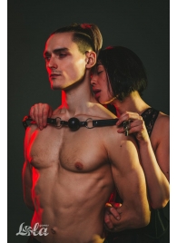 Черный кляп Love Addict на замочке - Lola Games - купить с доставкой в Благовещенске