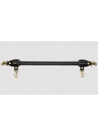 Черная распорка для ног Bound to You Faux Leather Spreader Bar - 50,8 см. - Fifty Shades of Grey - купить с доставкой в Благовещенске