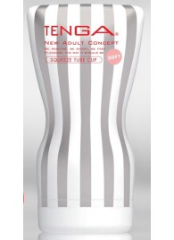 Мастурбатор TENGA Squeeze Tube Cup Soft - Tenga - в Благовещенске купить с доставкой
