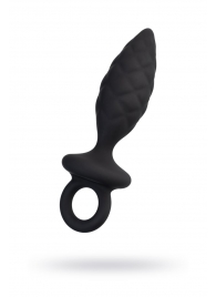 Черная анальная пробка Strob S - 11,7 см. - Erotist Adult Toys