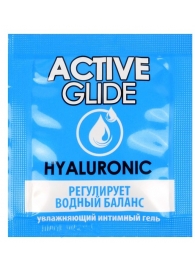 Лубрикант на водной основе Active Glide с гиалуроновой кислотой - 3 гр. - Биоритм - купить с доставкой в Благовещенске