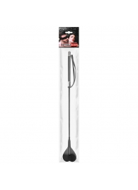 Черный стек с наконечником-сердечком - 54 см. - Notabu - купить с доставкой в Благовещенске