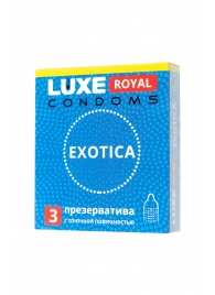 Текстурированные презервативы LUXE Royal Exotica - 3 шт. - Luxe - купить с доставкой в Благовещенске