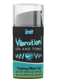 Жидкий интимный гель с эффектом вибрации Vibration! Gin   Tonic - 15 мл. - INTT - купить с доставкой в Благовещенске