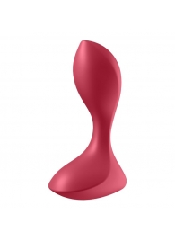 Красный вибромассажёр простаты Satisfyer Backdoor Lover - 14 см. - Satisfyer - в Благовещенске купить с доставкой