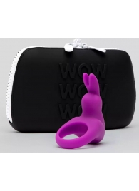 Фиолетовое эрекционное виброкольцо Happy Rabbit Cock Ring Kit - Happy Rabbit - в Благовещенске купить с доставкой