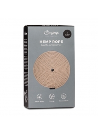 Пеньковая веревка для связывания Hemp Rope - 5 м. - Easy toys - купить с доставкой в Благовещенске