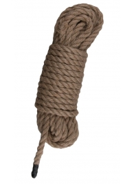 Пеньковая веревка для связывания Hemp Rope - 5 м. - Easy toys - купить с доставкой в Благовещенске