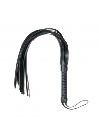 Черный флоггер Flogger Whip - 46 см. - Easy toys - купить с доставкой в Благовещенске