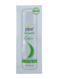 Лубрикант на водной основе pjur WOMAN Aloe - 2 мл. - Pjur - купить с доставкой в Благовещенске