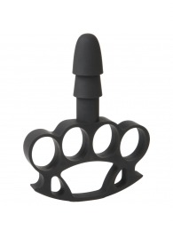 Кастет с штырьком для насадок Vac-U-Lock Knuckle Up - Doc Johnson - купить с доставкой в Благовещенске