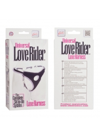 Трусы для страпона с универсальным креплением Universal Love Rider Luxe Harness - California Exotic Novelties - купить с доставкой в Благовещенске